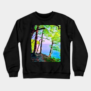 Jasmund National Park, motif 2 Crewneck Sweatshirt